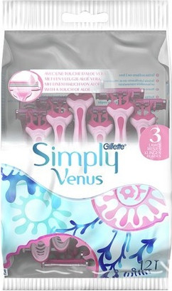Одноразовые бритвы Gillette Simply Venus 3 Plus