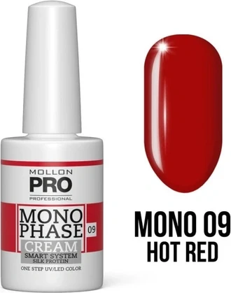 Лак для ногтей Mollon Pro Mol Monophase Hot Red