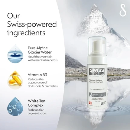 Cleansing Foam Swiss Image Brightening Foaming Face Wash