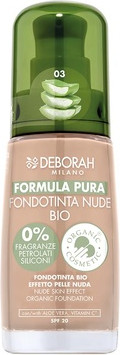 Тональная основа Deborah Milano Pure Nude SPF 20 Жидкая текстура