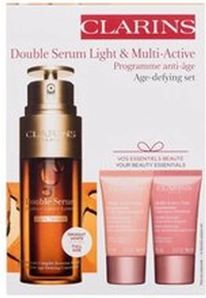 Набор для ухода за лицом Clarins Double Serum Light Multi-Active Age-Defying Set