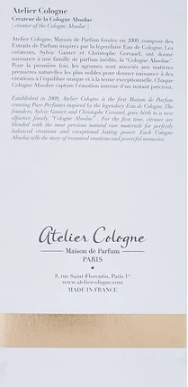 Одеколон Atelier Cologne Encens Jinhae