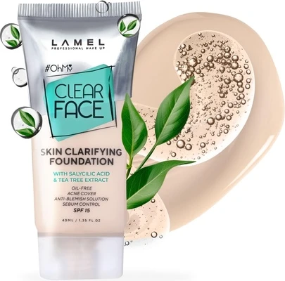 Full Coverage Foundation Lamel OhMy Clear Face