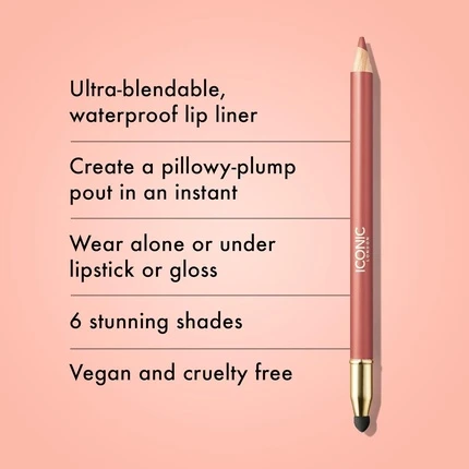 Карандаш для губ Iconic London Iconic London Fuller Pout Sculpting Lip Liner Blendable Dual Ended