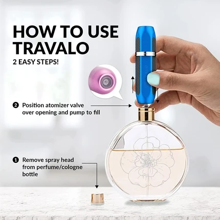 Атомайзер Travalo Vector Перезаправляемый Дорожный
