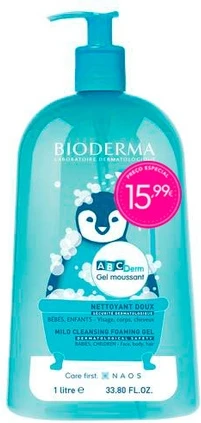 Вспенивающийся гель Bioderma Abcderm