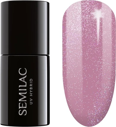 Лак для ногтей Semilac Semilac Shimmer Dust Pink 319