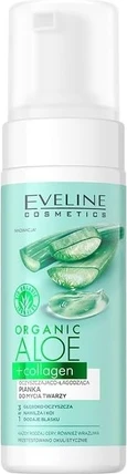 Cleansing Foam Eveline Cosmetics Organic Aloe + Collagen