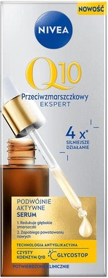 Антивозрастная сыворотка Nivea Q10 Эксперт против морщин для лица