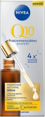 Антивозрастная сыворотка Nivea Q10 Эксперт против морщин для лица