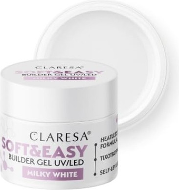 Builder Gel Claresa Soft & Easy Milky White