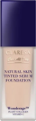 Тональная сыворотка-флюид Foundation Claresa Natural Skin Tinted Serum Foundation