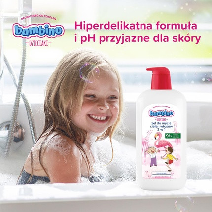 Body and Hair Wash Gel Bambino Bolts and Dolls