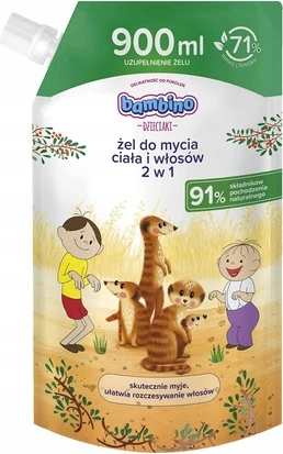 Body And Hair Wash Gel Bambino Refill