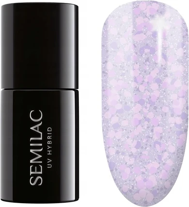 Лаковое покрытие для ногтей Semilac Icy Lavender Bliss