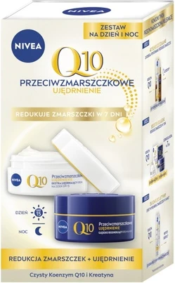 Крем Nivea Q10 Дневной против морщин + Укрепляющий Ночной крем