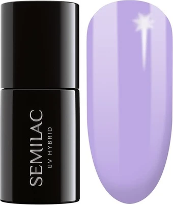 Гибридный лак Semilac Super Cover Violet Blast