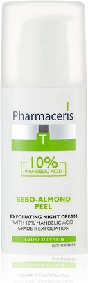 Ночной крем Pharmaceris Sebo-Almond Peel Отшелушивающий ночной крем 10%