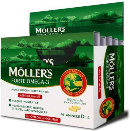 Биологически активная добавка Mollers Forte с жирными кислотами Омега-3