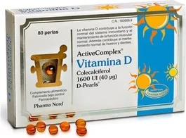 Pharma Nord Active Complex Витамин D 1600 МЕ 80 жемчужин