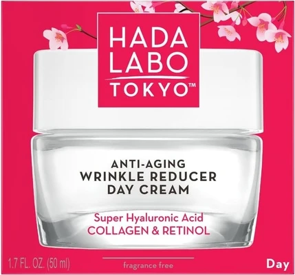 Дневной крем Hada Labo Tokyo Уменьшающий морщины против старения