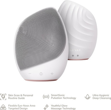 Щетка для очищения лица Geske SmartAppGuided Sonic Facial Brush 5 в 1 Силиконовое устройство для очищения лица Starlight