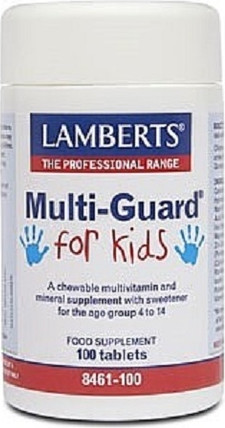 Жевательные таблетки Lamberts Multiguard для детей