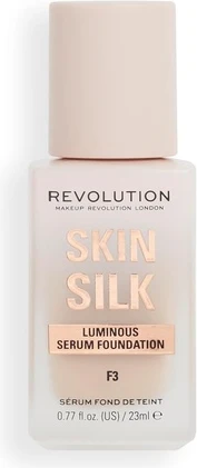 Тональная основа Makeup Revolution Skin Silk Serum Foundation с легким и средним покрытием