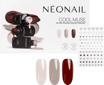 Набор Лака для Ногтей и Наклеек для Ногтей Neonail Nonail Cool Muse Collection