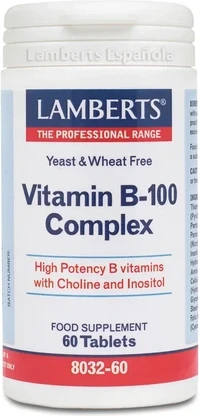 Витаминная добавка Lamberts Комплекс витаминов группы B100