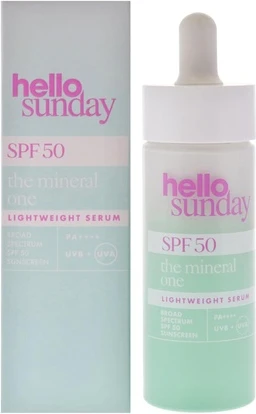 Легкая сыворотка SPF 50 PA+ Hello Sunday The Mineral One