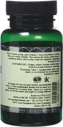 Капсулы с витаминами G&G Vitamins Комплекс витаминов группы B и витамин C