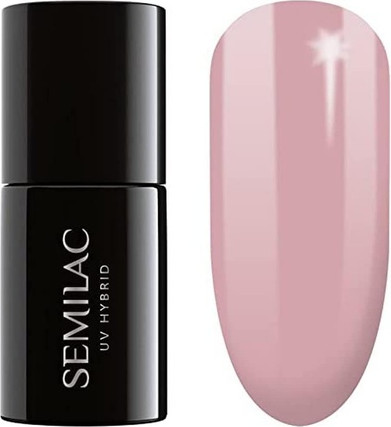 Classic Nail Polish Semilac Nude Beige Color 004