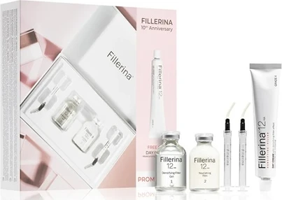 Набор для ухода за лицом Fillerina Skin Care Gift Set с эффектом наполнения 12HA Уровень 4
