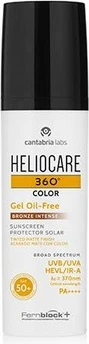 Color Gel Oil-free Bronze Intense Солнцезащитный крем Heliocare Spf50