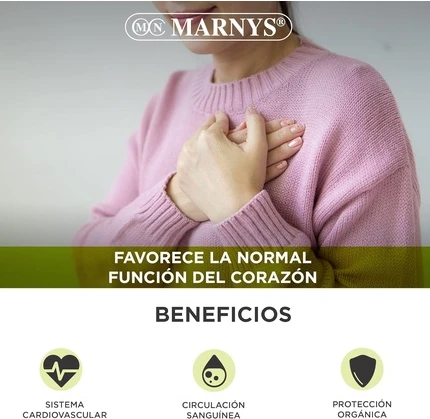 Капсулы Marny's Tensiomar с маслом боярышника, оливковым маслом и чесноком