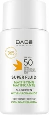 Солнцезащитный крем Babe Super Fluid Mattifying SPF50