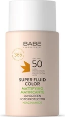 Солнцезащитное средство Laboratorios Babe Photoprotector Super Fluid Color Mattifying SPF 50