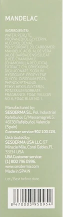 Скраб для лица и пилинг Sesderma Mandelac Scrub