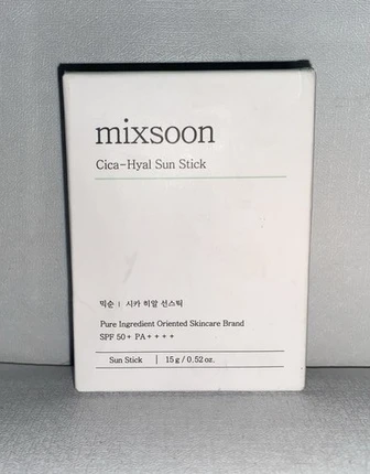 Стик для лица Sun Stick Mixsoon Cica-Hyal SPF 50+ PA++++