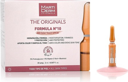 Ампулы Martiderm The Original Formula #10 Hd Color Touch Spf 30
