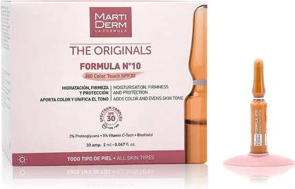 Ампулы Martiderm The Original Formula #10 Hd Color Touch Spf 30