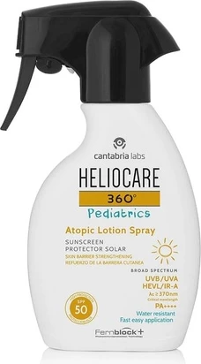 Солнцезащитный спрей Heliocare Heliocare 360 Педиатрический Лосьон-спрей для атопичной кожи