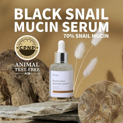 Сыворотка Iunik 70% Black Snail Mucin Restore