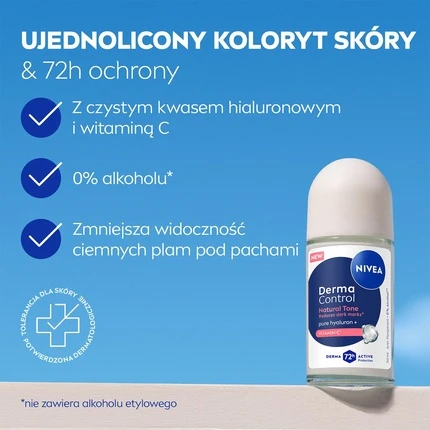 Antiperspirant Nivea Derma Control Natural Tone