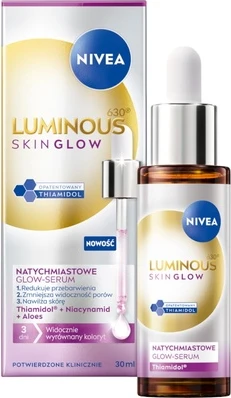 Сыворотка Nivea Luminous 630 Мгновенное сияние кожи
