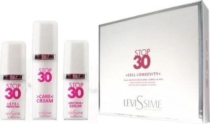 Сыворотка Levissime Stop 30 Комплект Уход Крем Интенсивная Сыворотка и Защита для Глаз