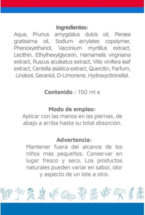Крем Laboratorios Mahen Fluyen для циркуляции