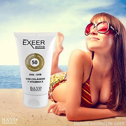 Крем для лица с защитой от солнца Bayo Professional Многофункциональный крем с оттенком SPF 50