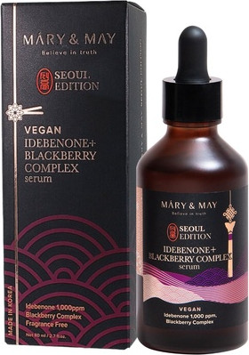 Сыворотка Mary & May Seoul Edition Vegan Idebenone+Blackberry Complex Serum